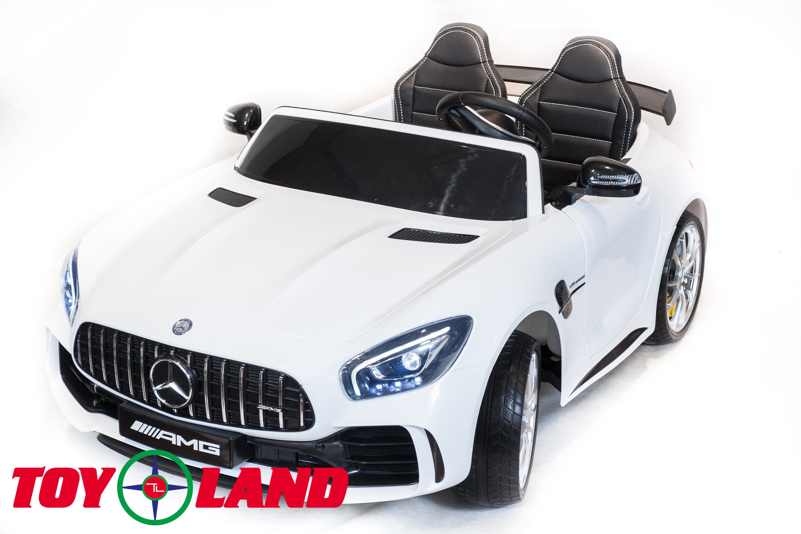 Детский электромобиль Mercedes-Benz GT-R белый MERCEDES-BENZ-AMG-GTR-HL289-WHITE