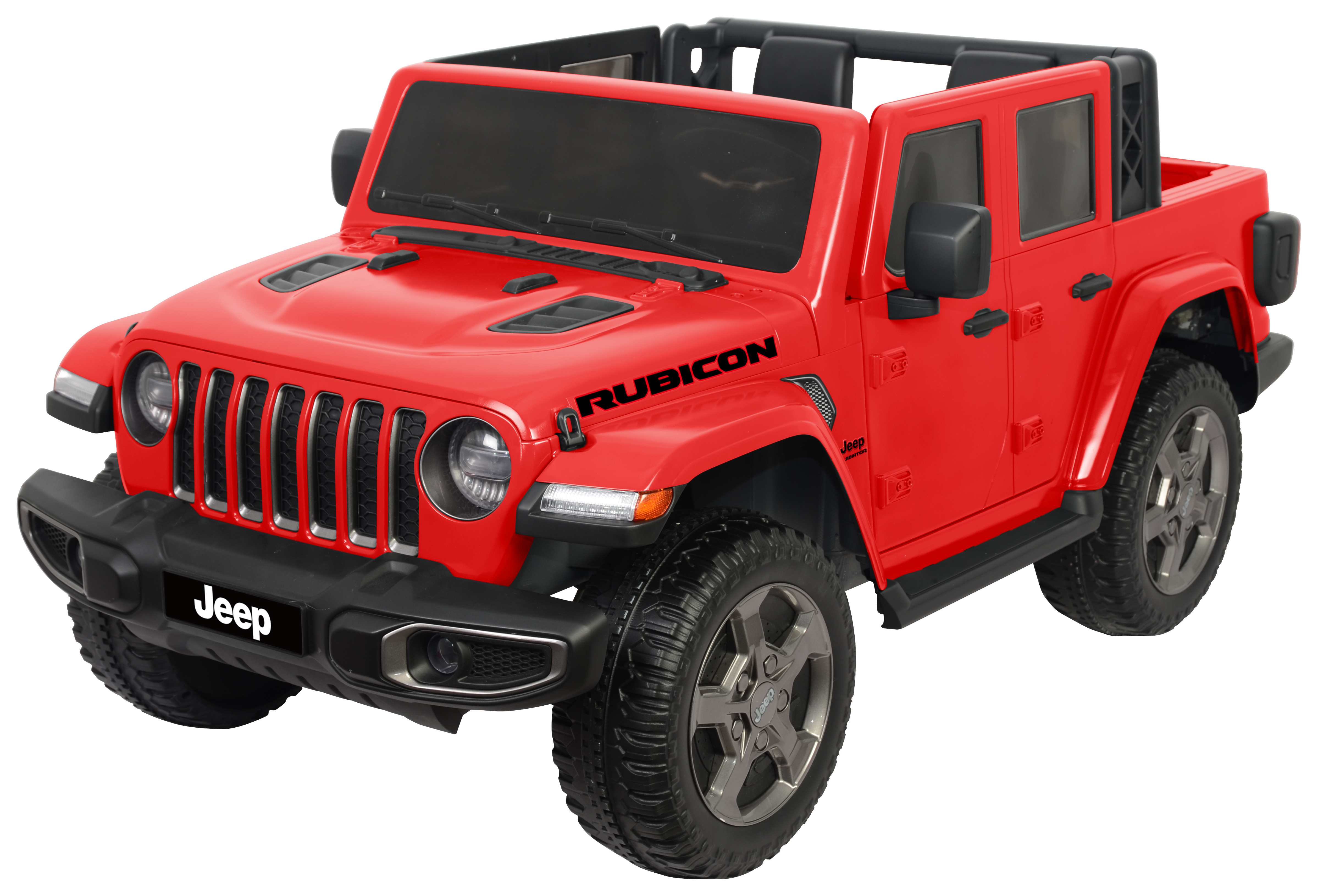 Электромобиль Barty Jeep Gladiator Rubicon 4WD Лицензия (Красный) 6768R